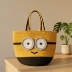 Jute Tote Bags for Women (MINION)